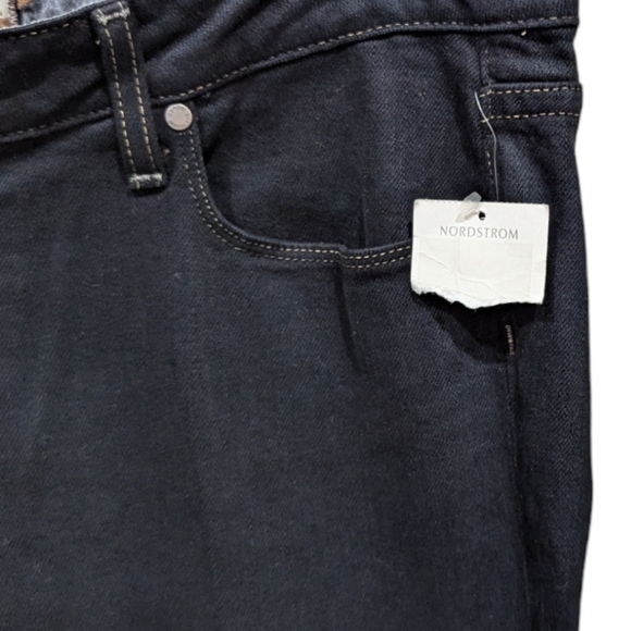 Paige Fairfax Black Stretch Bootcut Low Rise Jeans (12) - Picture 6 of 12